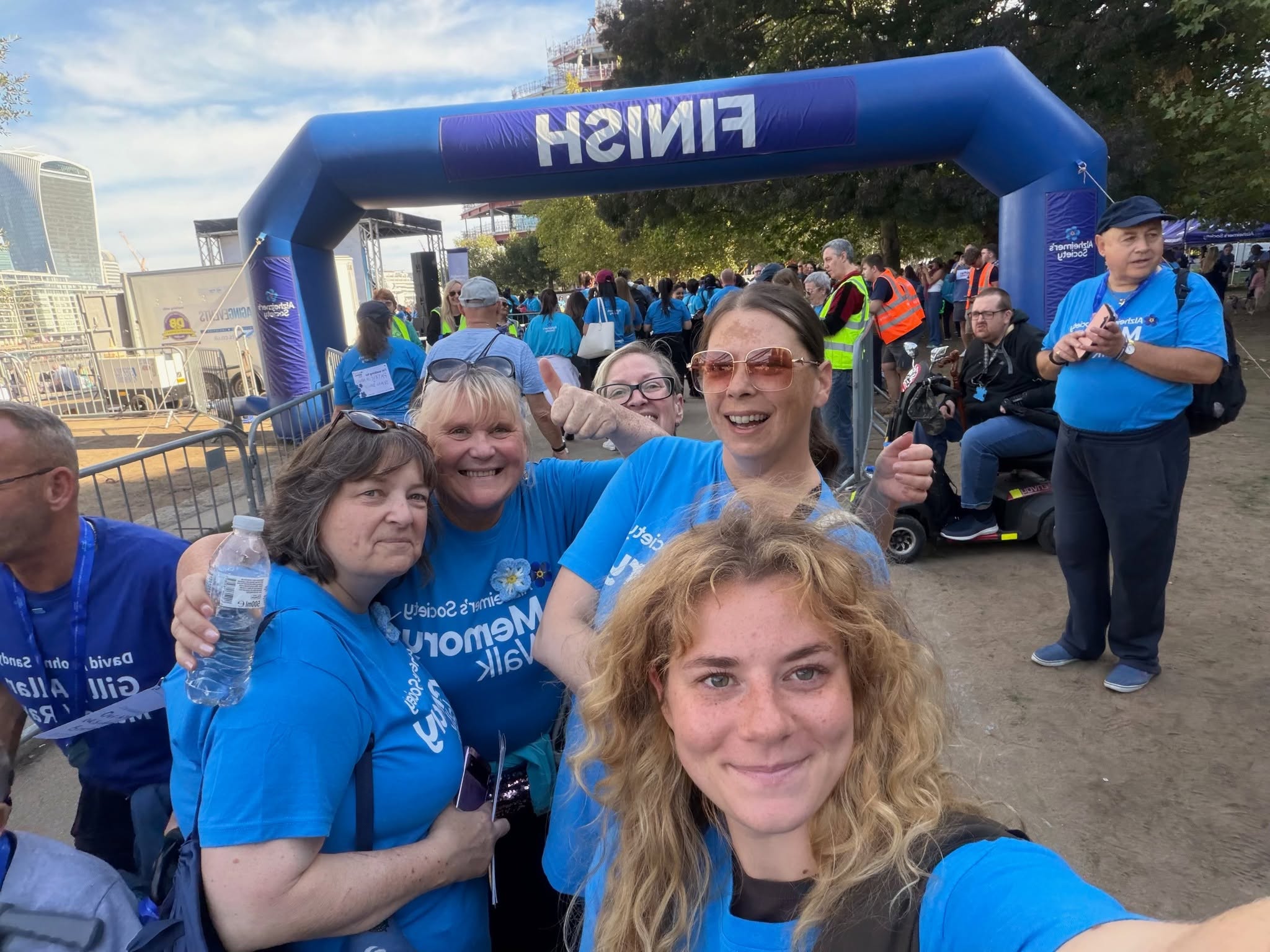 Our Memory Walk for Alzheimer’s Society was a great success!