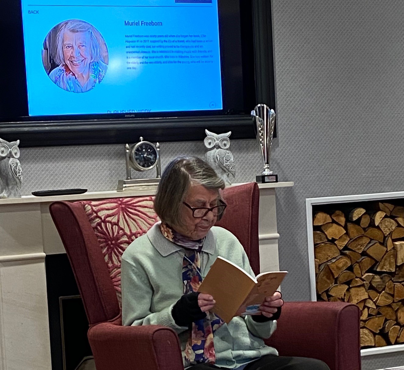 A Visit from Author Muriel Freeborn