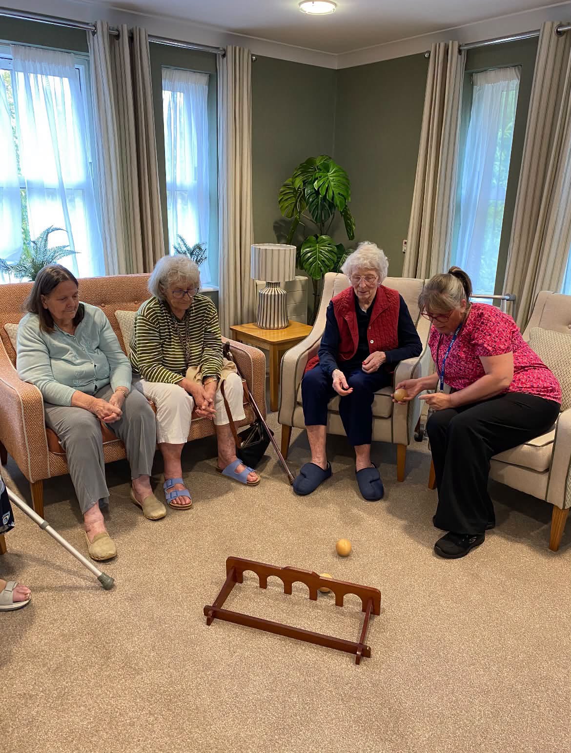 Our indoor bowls sessions are becoming a regular favourite!